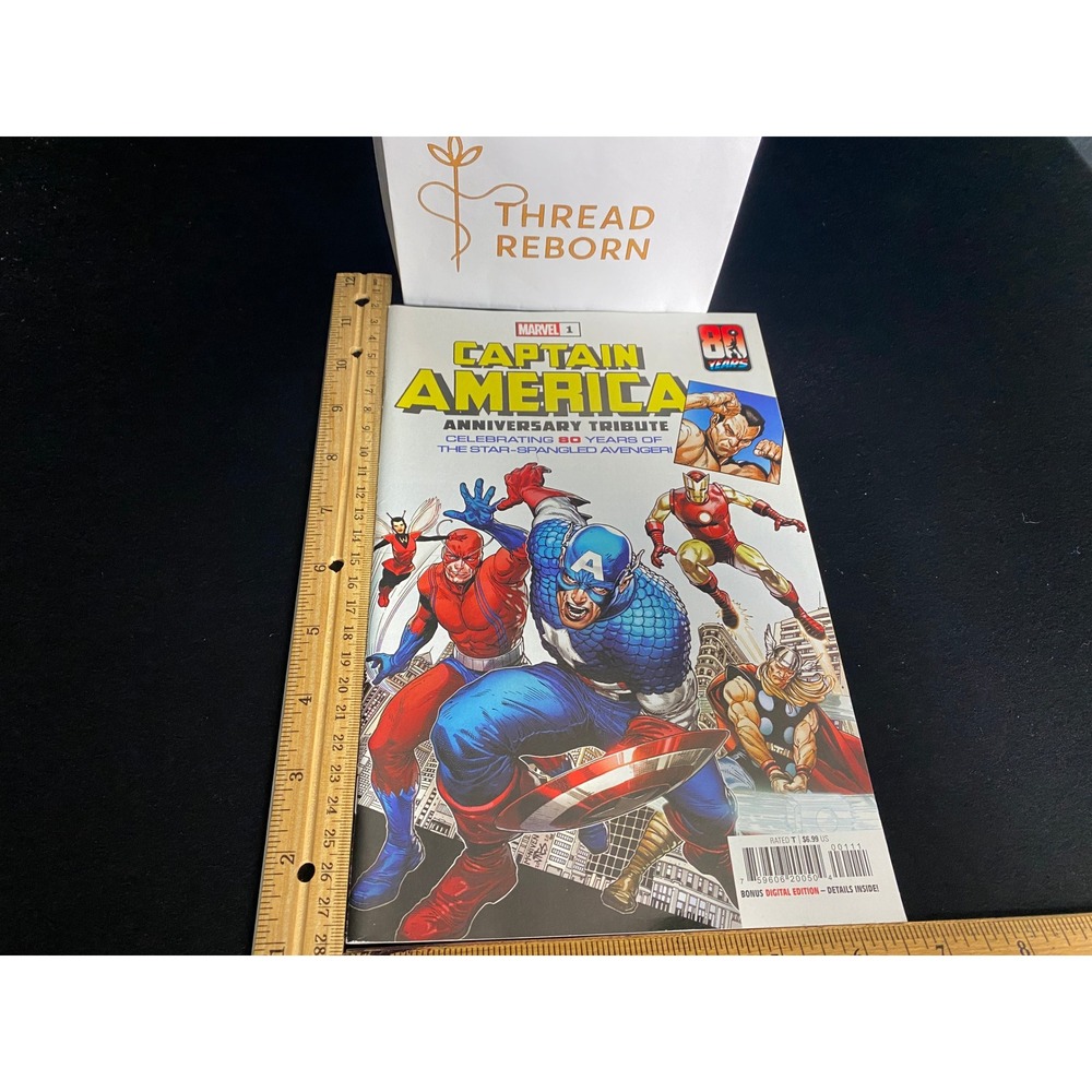 Captain America Anniversary Tribute Marvel Comic Book 80 Years